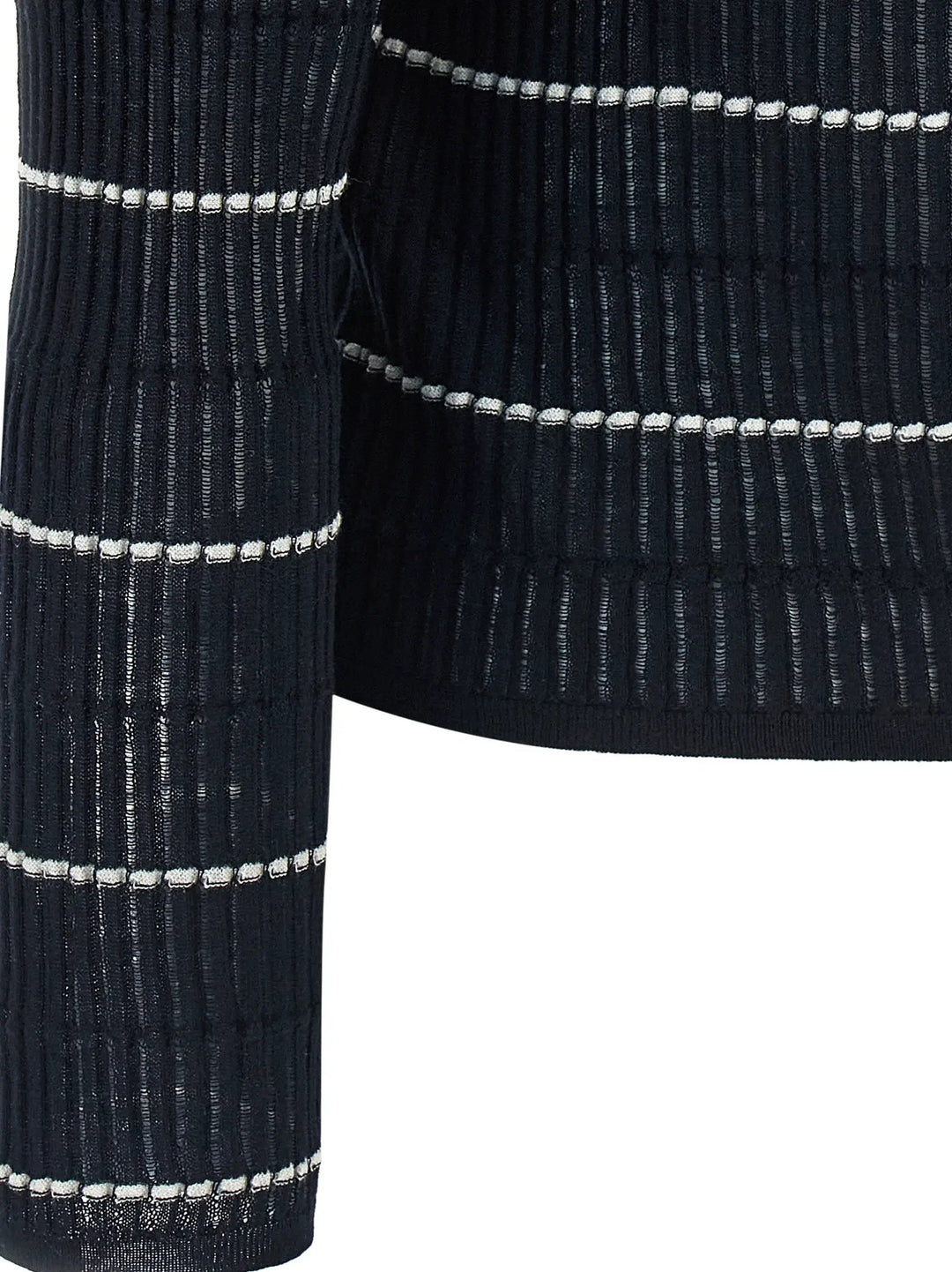 Max Mara Blue Silk Cardigan