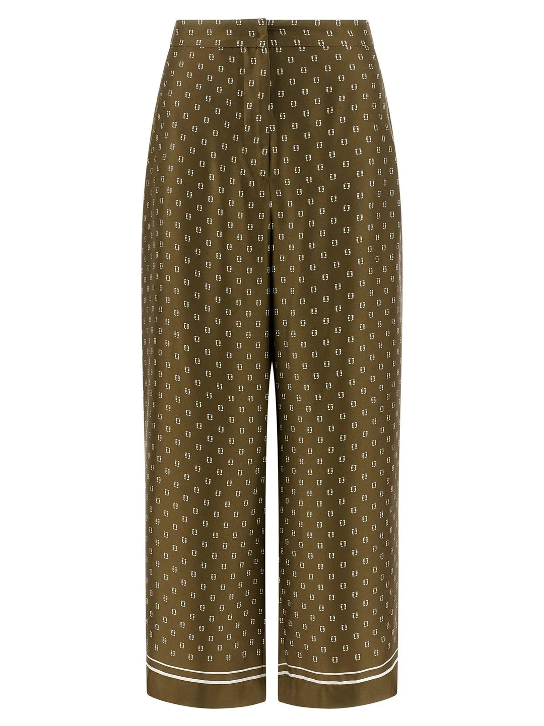 Max Mara Bicolor Silk Casual Pants