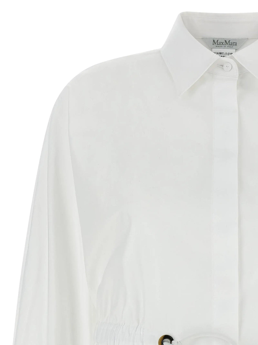 Max Mara White Cotton Blouse