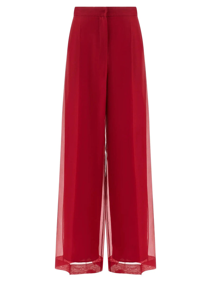 Max Mara Multicolor Silk Casual Pants