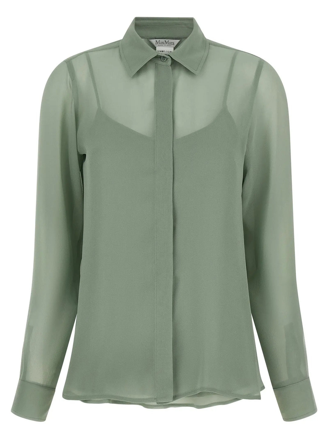 Max Mara Bicolor Silk Blouse