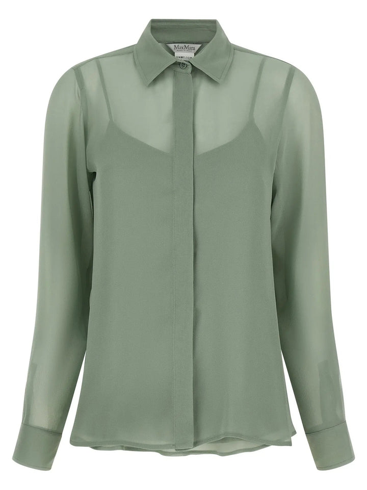 Max Mara Bicolor Silk Blouse