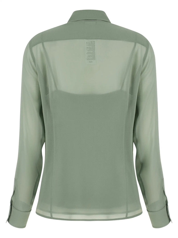 Max Mara Bicolor Silk Blouse