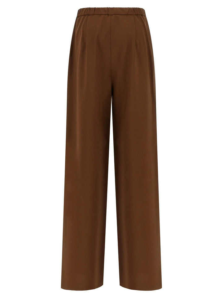 Max Mara Brown Virgin Wool Pants