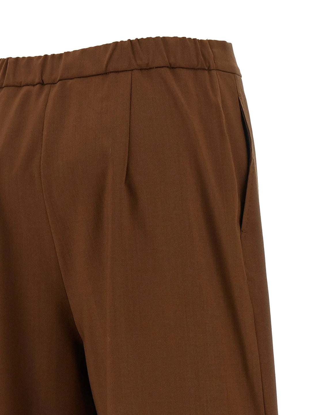 Max Mara Brown Virgin Wool Pants