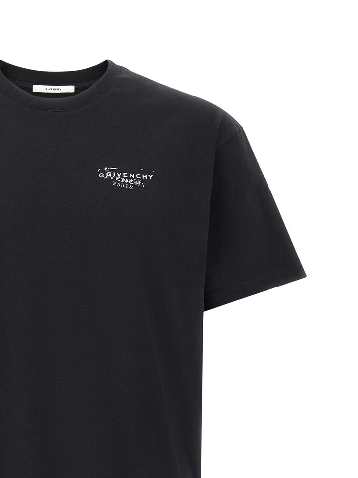 Givenchy Black Cotton T-Shirt