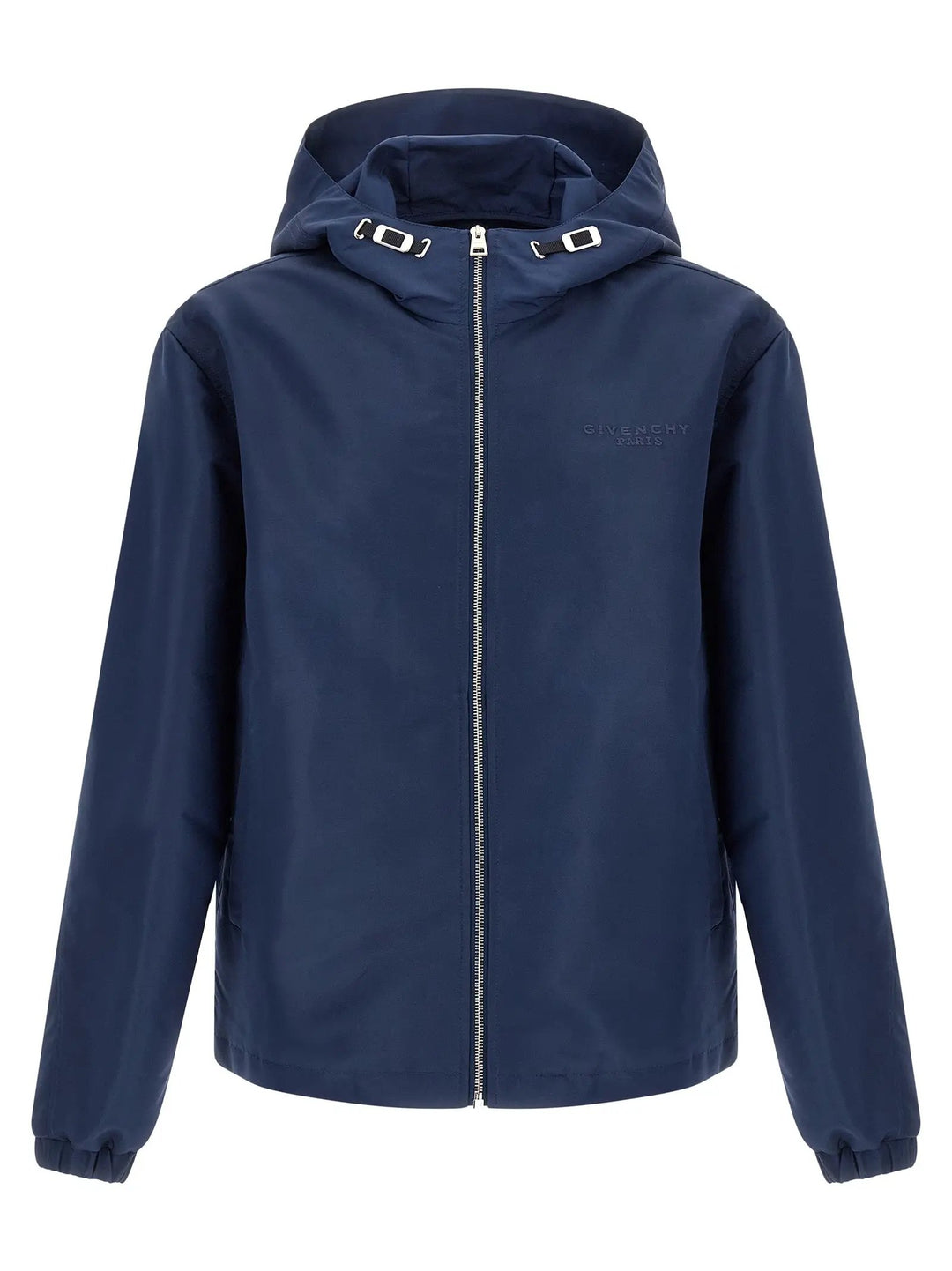 Givenchy Blue Polyester Shell Jacket