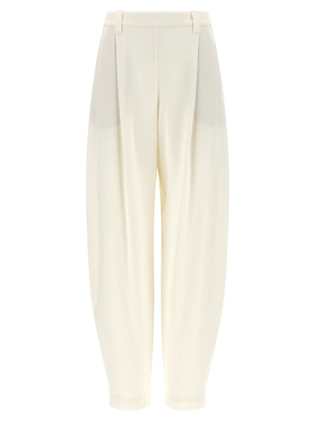 Brunello Cucinelli Beige Viscose Casual Pants
