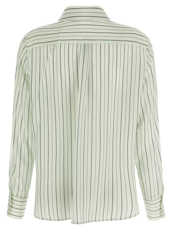 Max Mara Bicolor Silk Blouse