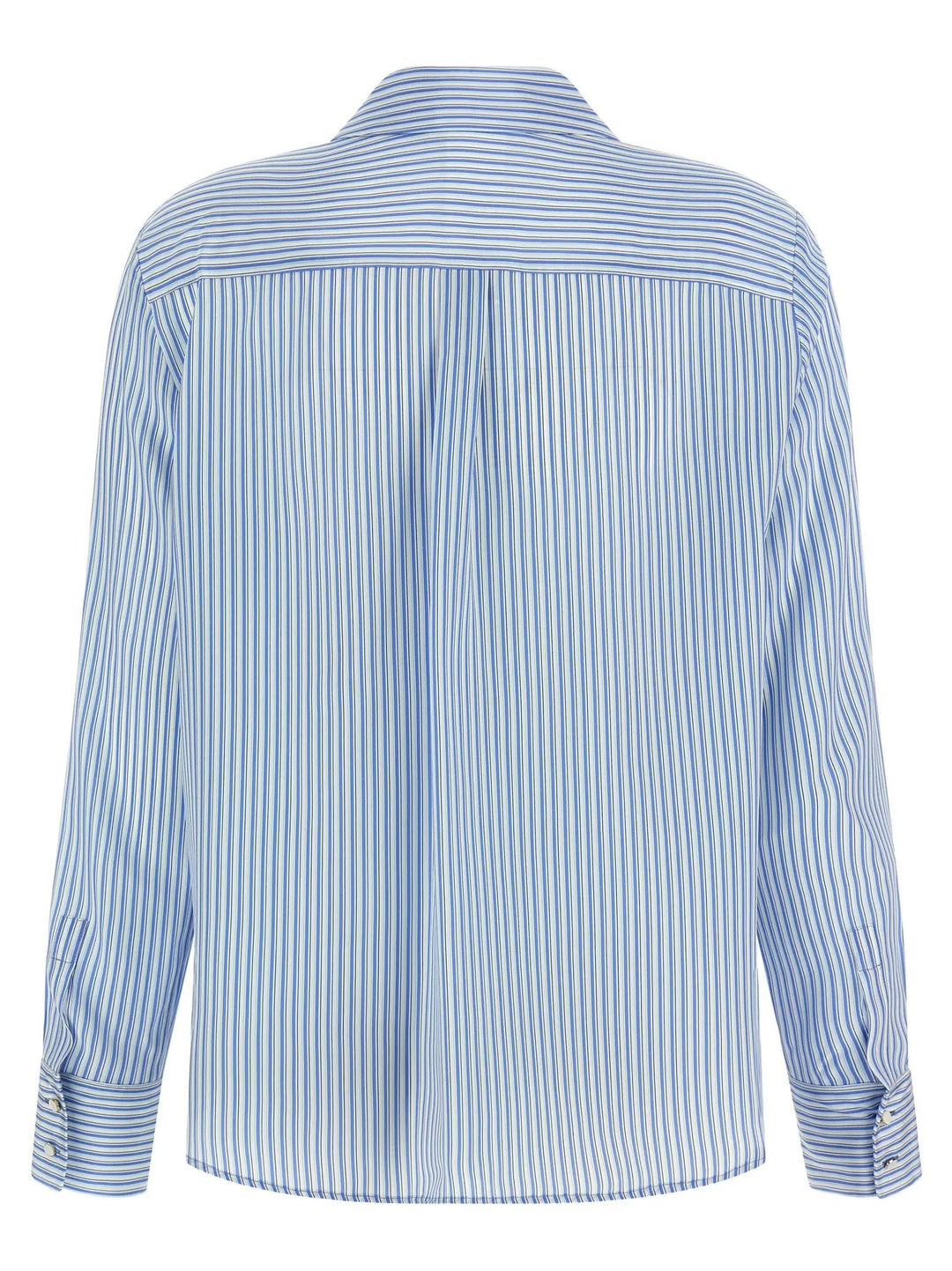 Max Mara Blue Silk Blouse