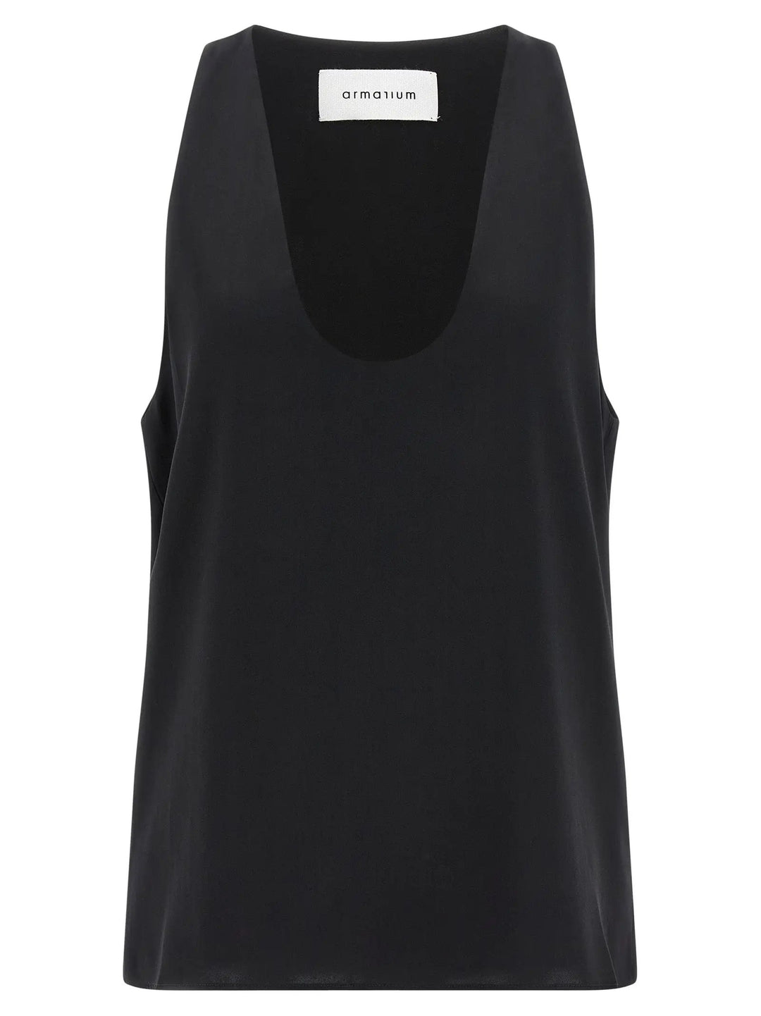 Armarium Black Silk Tank Tops