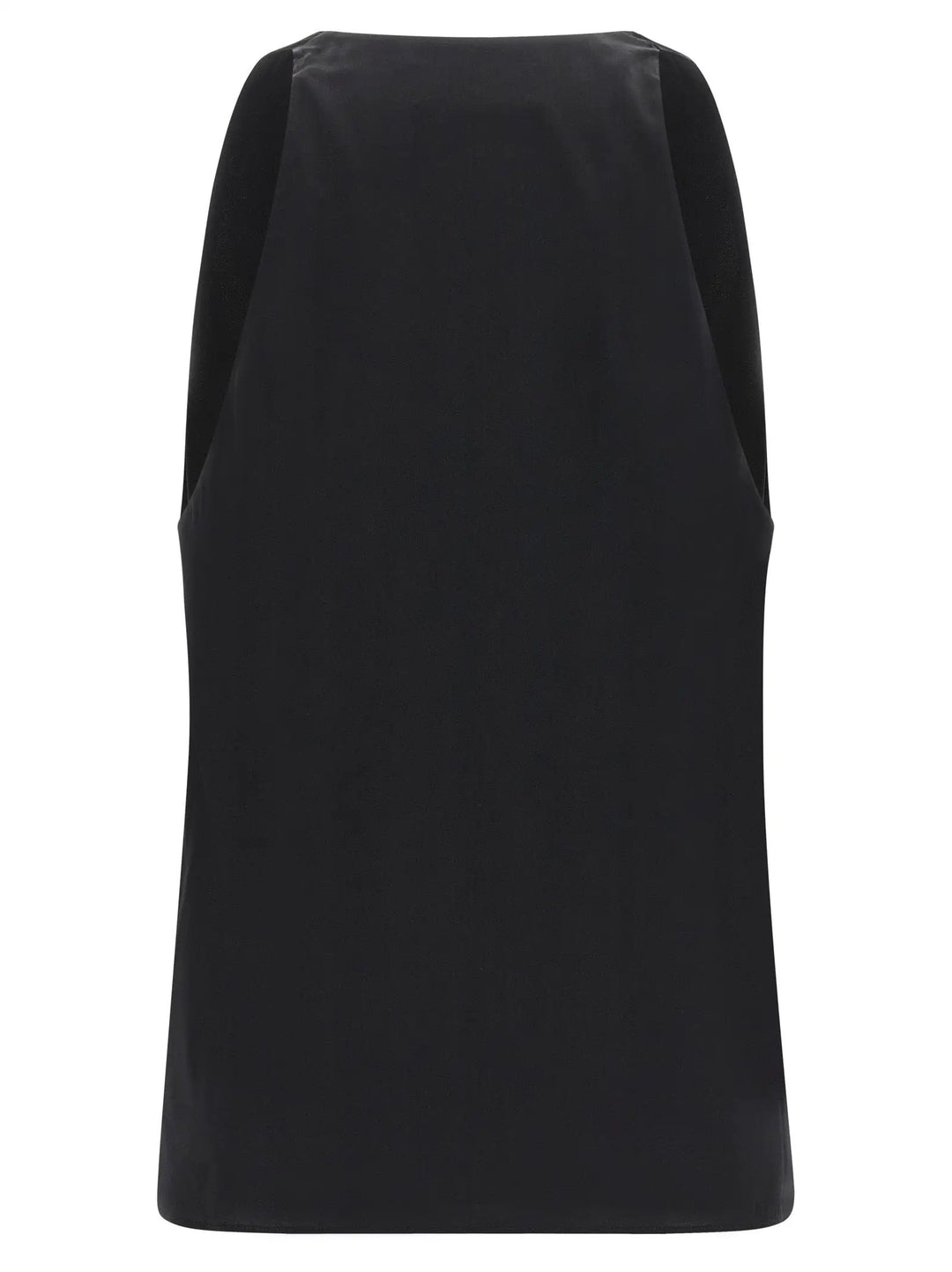 Armarium Black Silk Tank Tops
