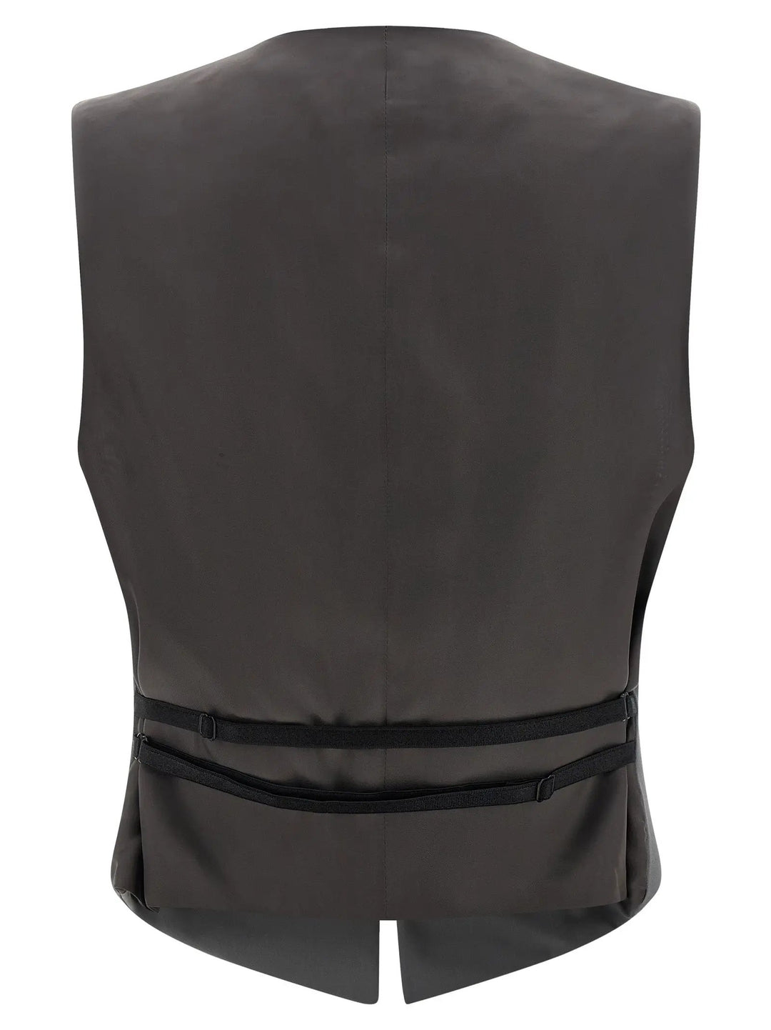 Armarium Gray Virgin Wool Sleeveless Jacket