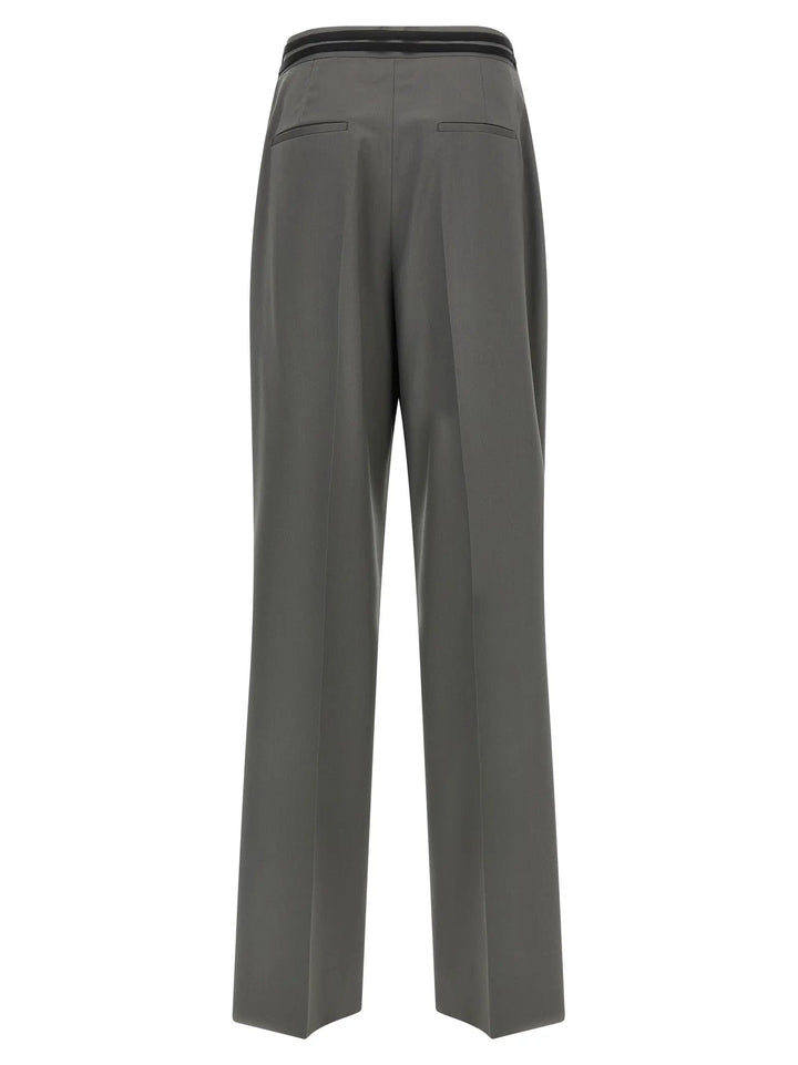 Armarium Gray Virgin Wool Dress Pants