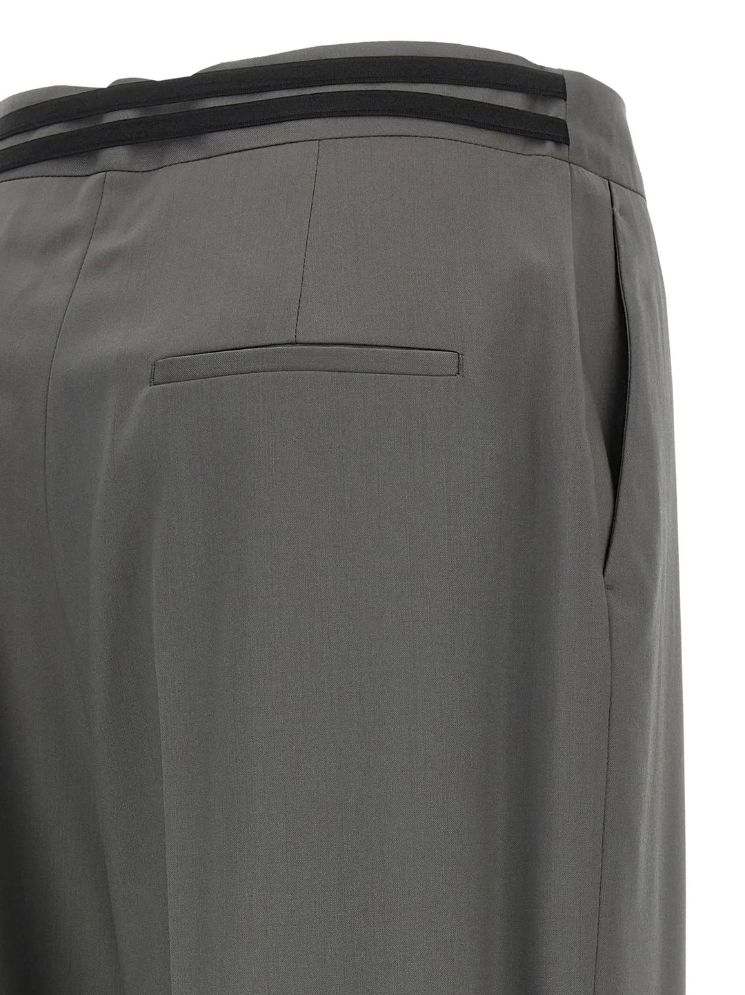 Armarium Gray Virgin Wool Dress Pants