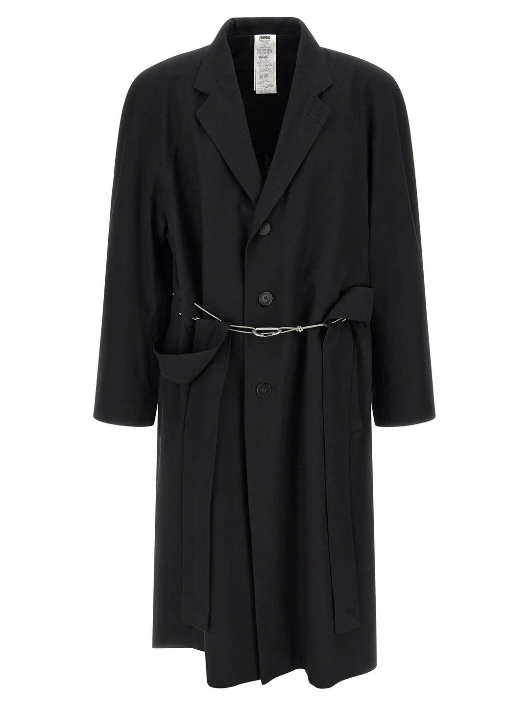 Magliano Black Cotton Coat