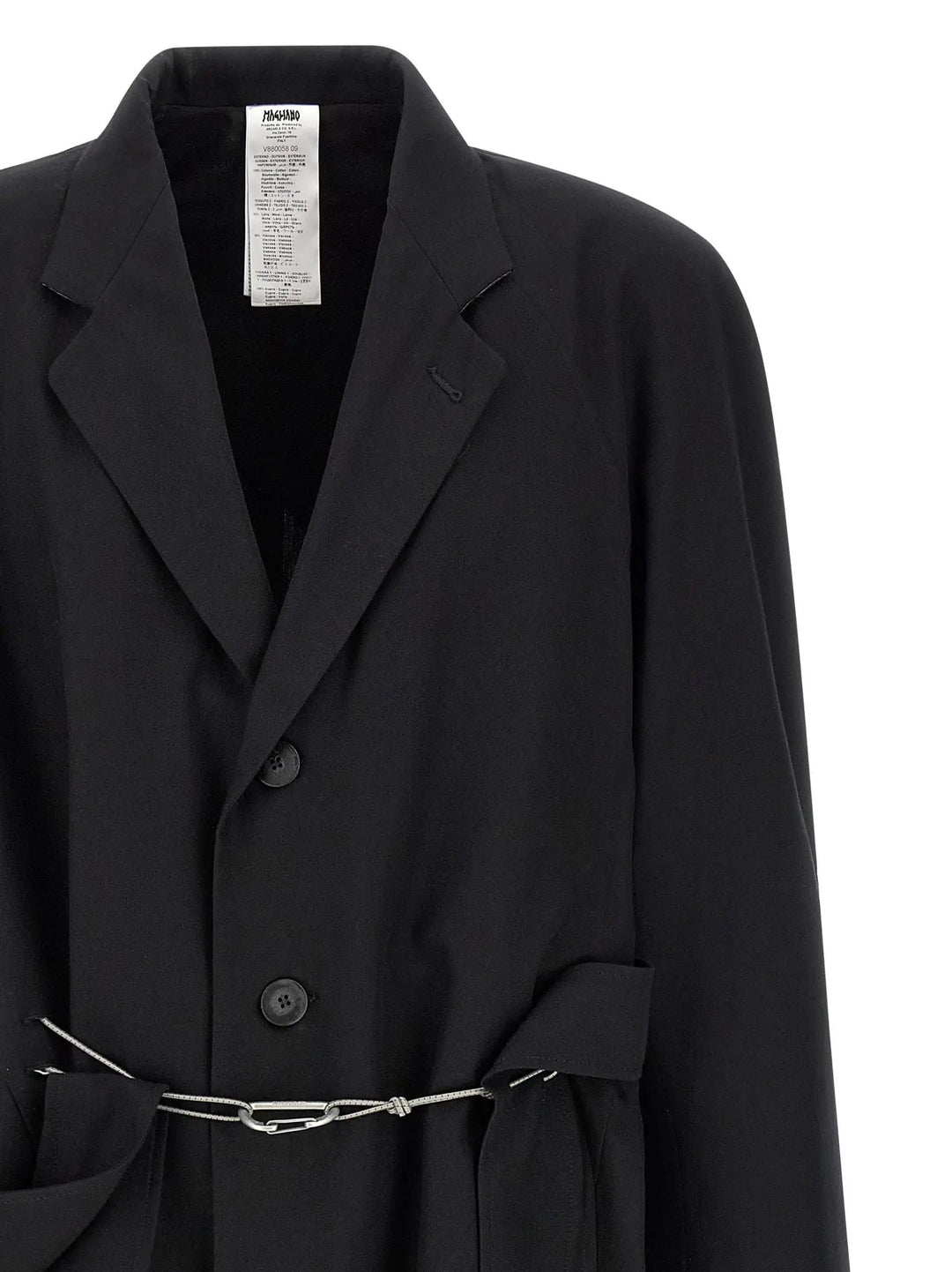Magliano Black Cotton Coat