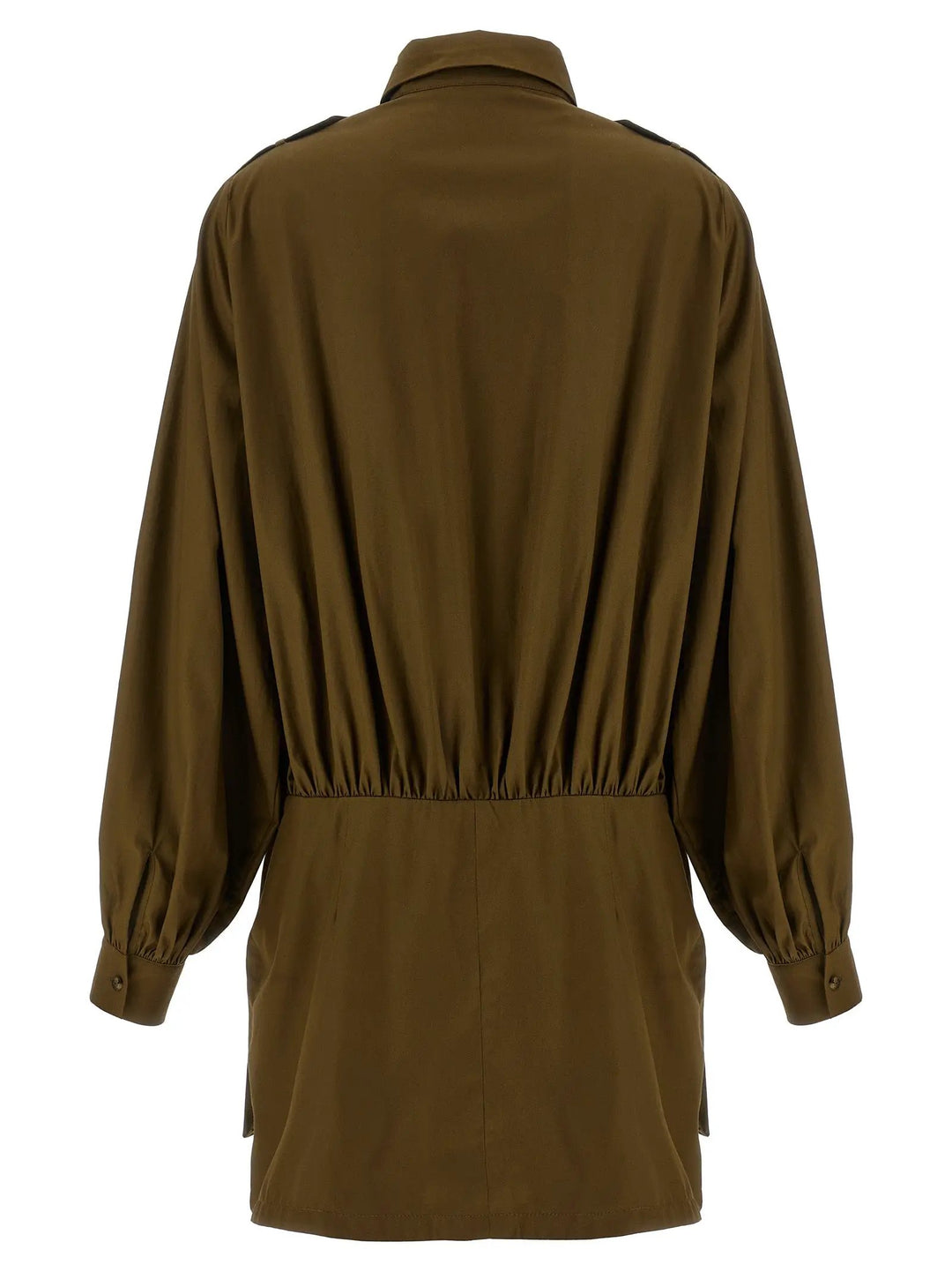 7 For All Mankind Brown Cotton Short Dress