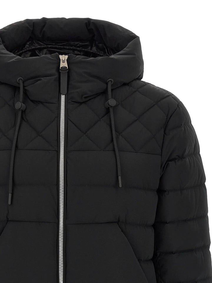Mackage Black Nylon Full-Length Jacket