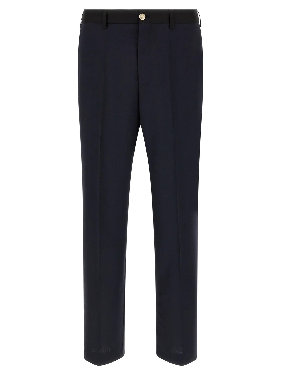 Marni Blue Virgin Wool Casual Pants