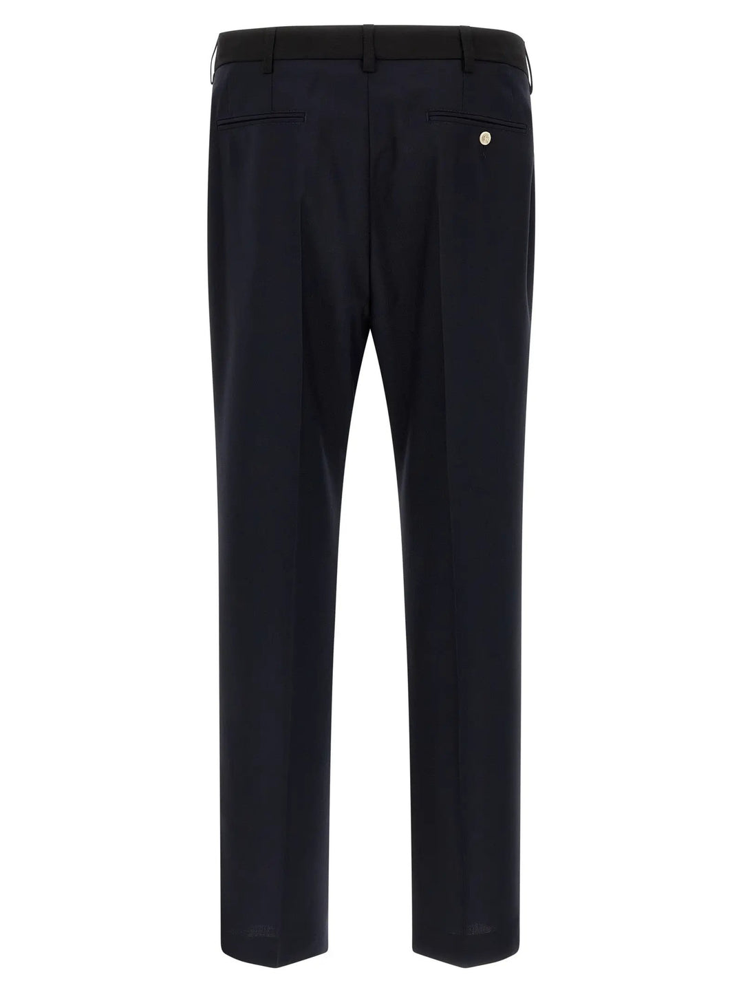 Marni Blue Virgin Wool Casual Pants