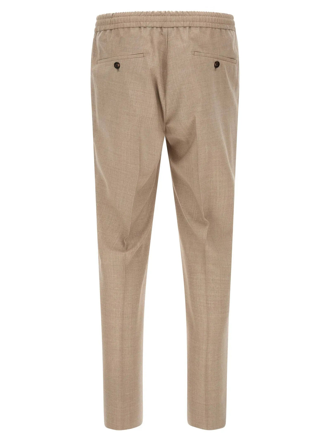 Incotex Beige Virgin Wool Casual Pants
