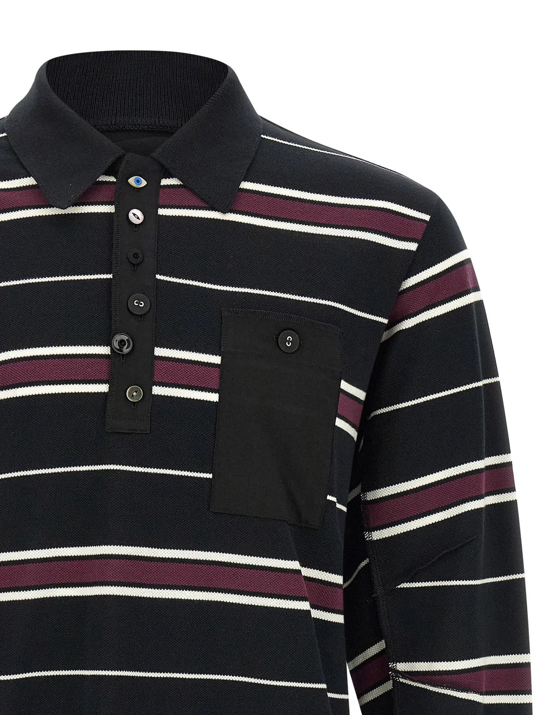 Undercover Multicolor Cotton Polo Shirt