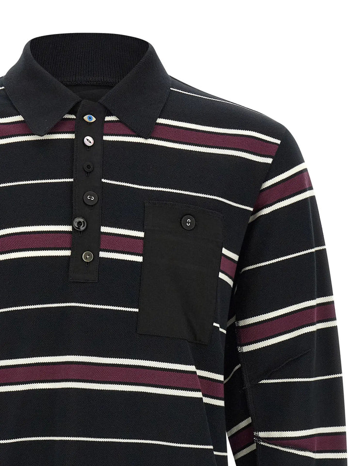 Undercover Multicolor Cotton Polo Shirt
