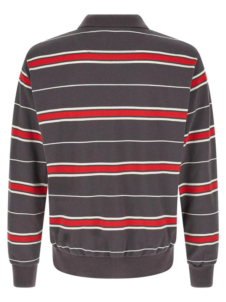Undercover Gray Cotton Polo Shirt