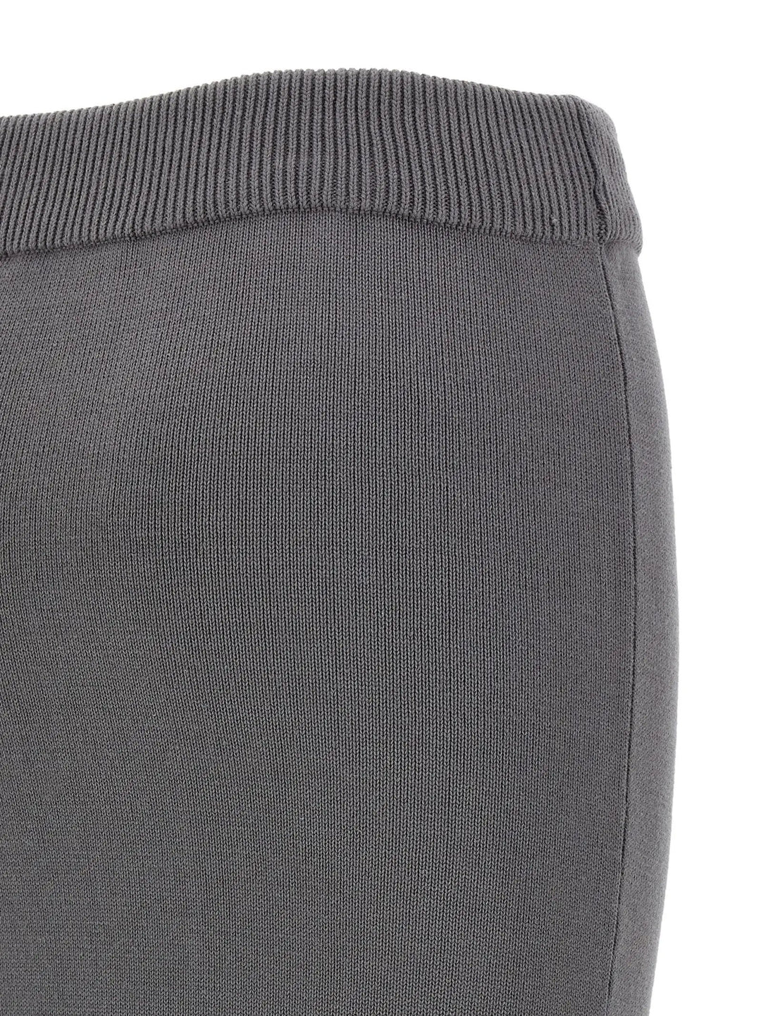 Entire Studios Gray Cotton Midi Skirt