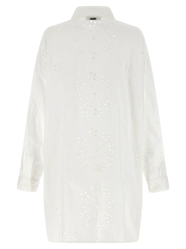 Herno White Cotton Blouse