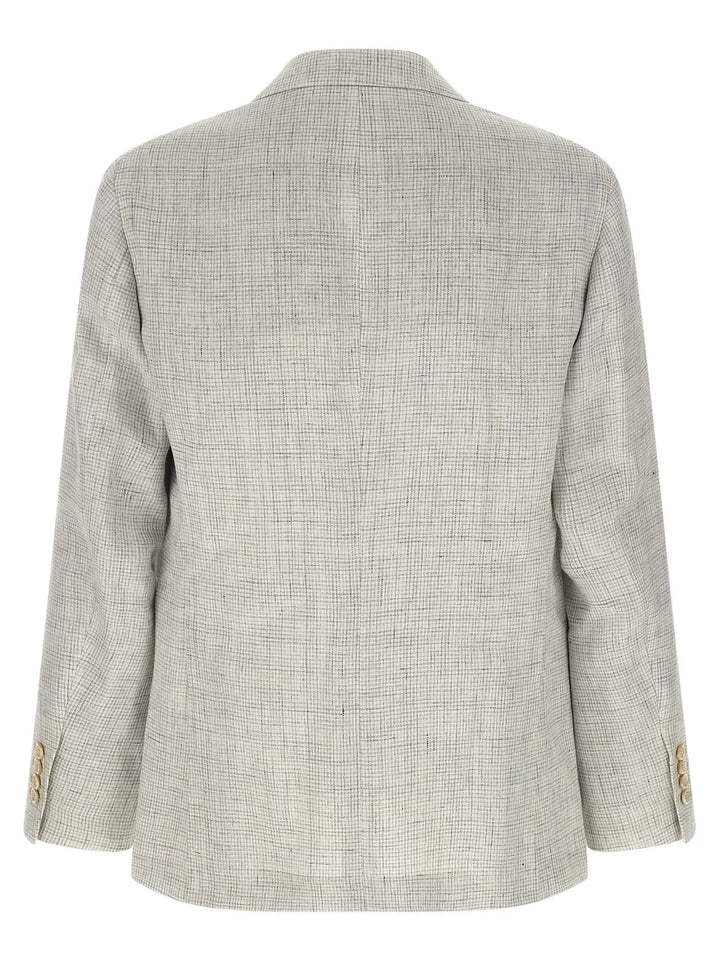 Brunello Cucinelli Beige Linen Blazer