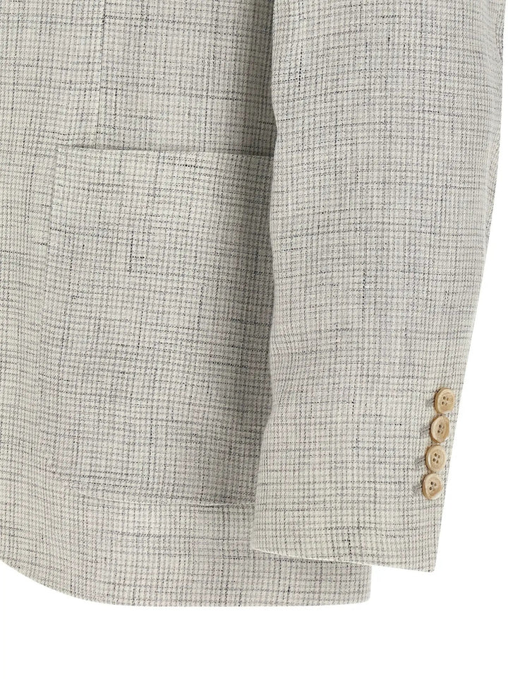 Brunello Cucinelli Beige Linen Blazer
