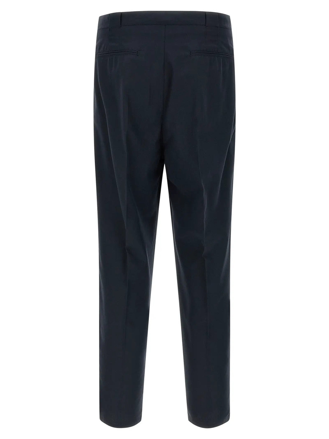 Brunello Cucinelli Blue Cotton Chino Pants