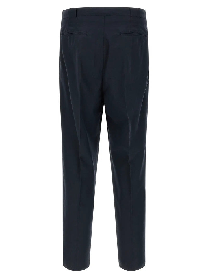 Brunello Cucinelli Blue Cotton Chino Pants