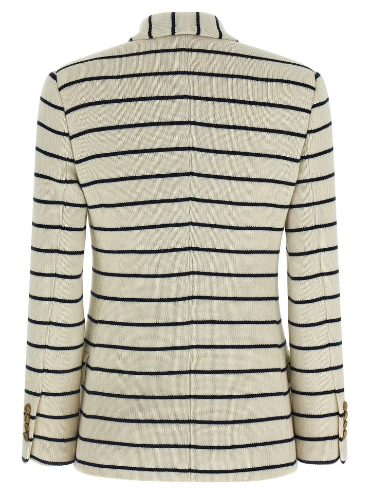 Brunello Cucinelli Blue Cotton Blazer