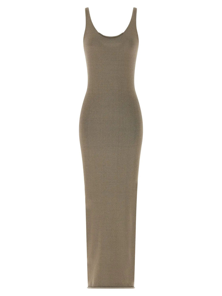Entire Studios Beige Cotton Midi Dress