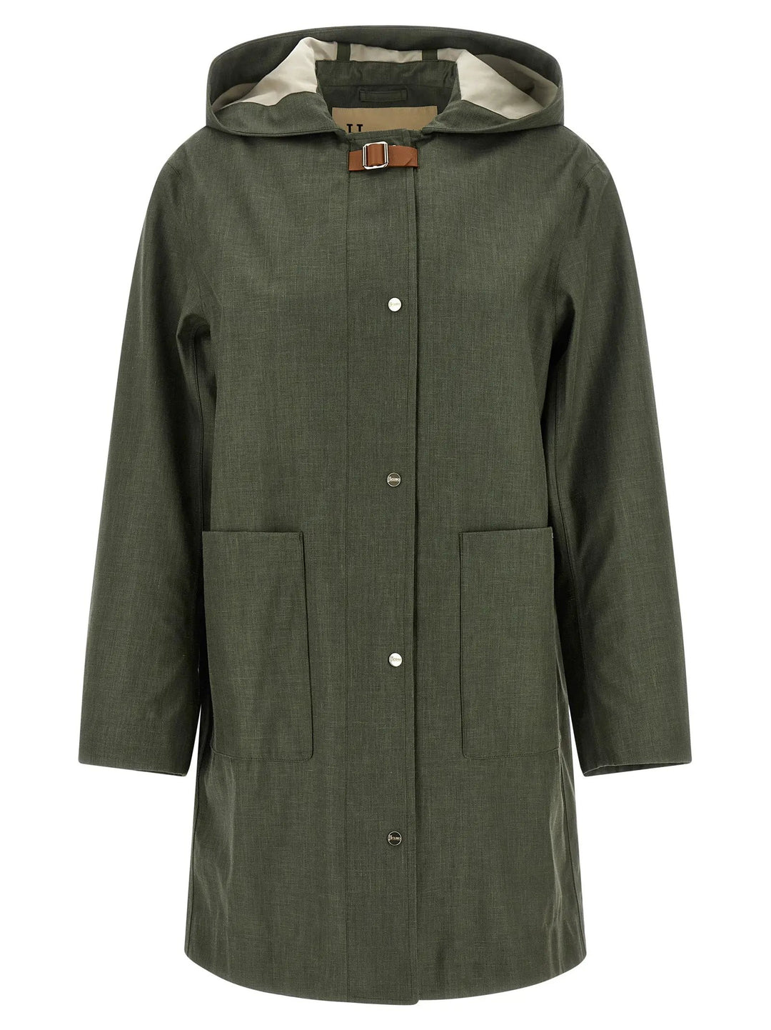 Herno Bicolor Linen Coat