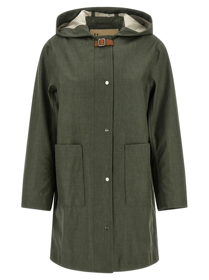 Herno Bicolor Linen Coat