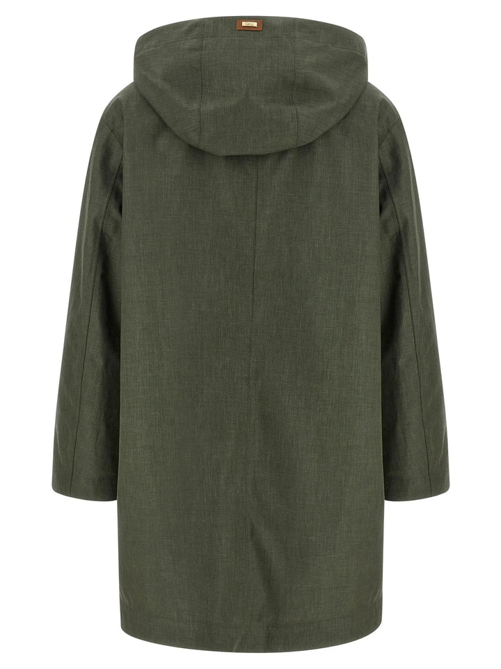Herno Bicolor Linen Coat