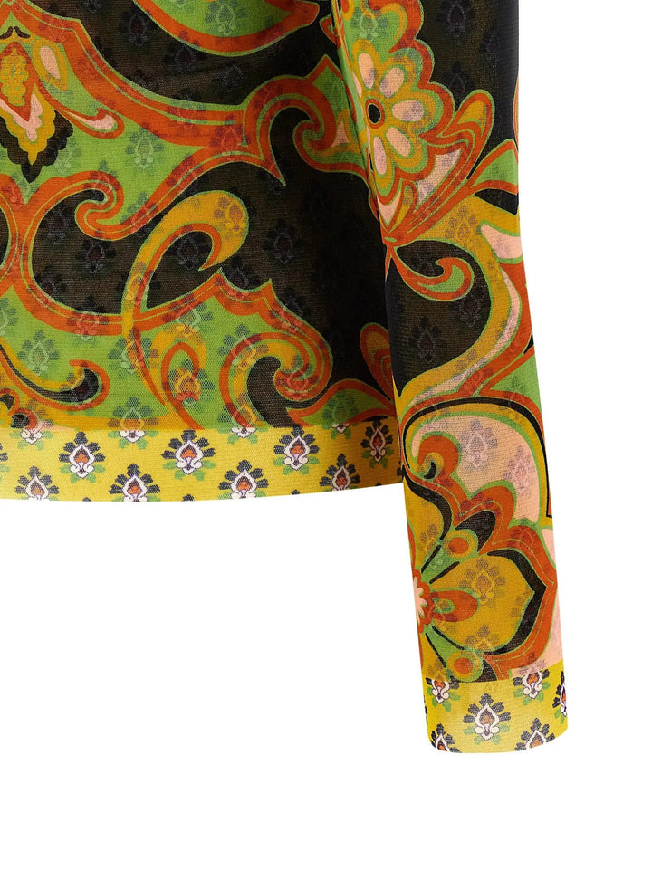 Etro Multicolor Polyamide Cardigan