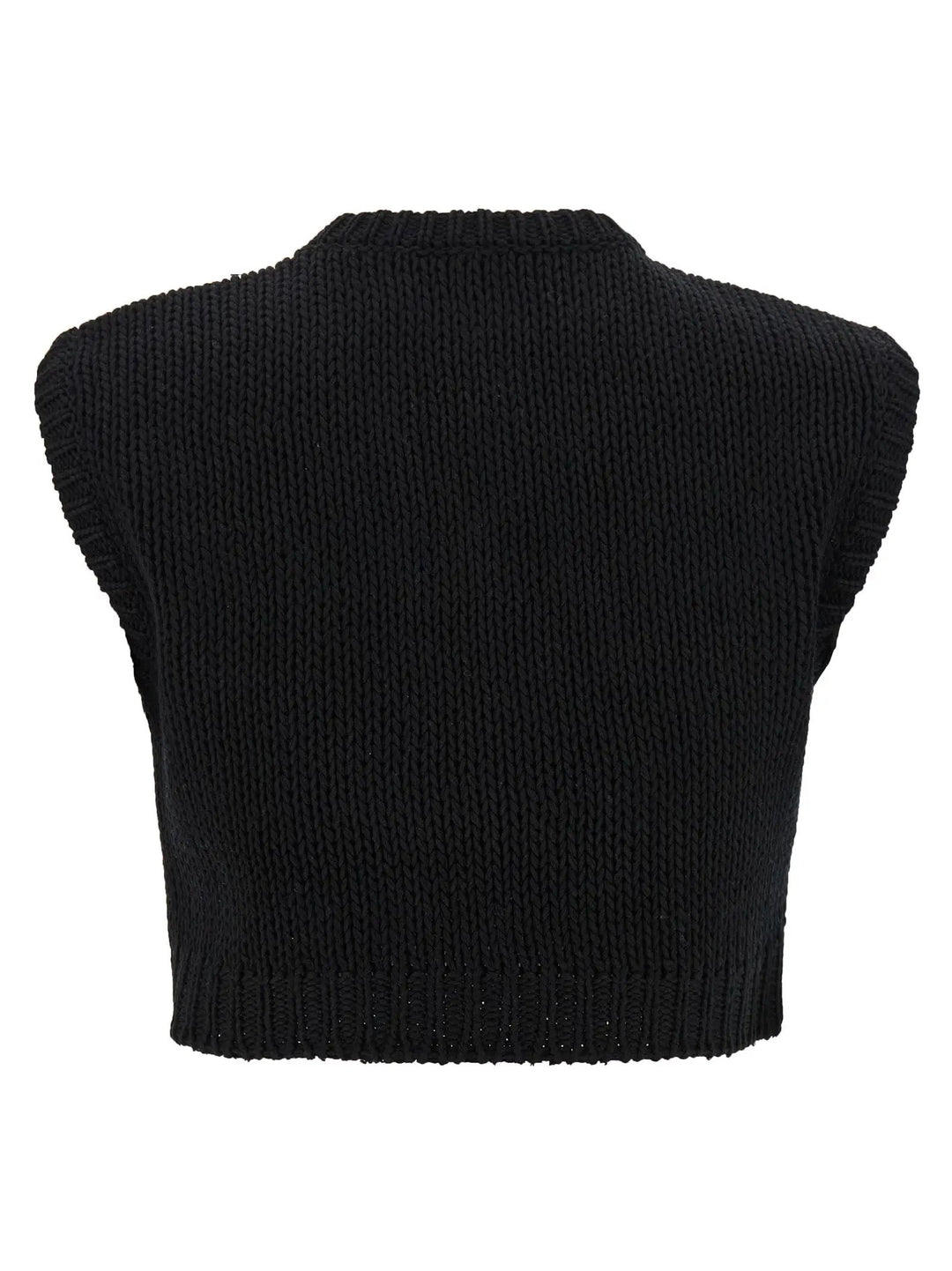 Max Mara Black Cotton Cardigan