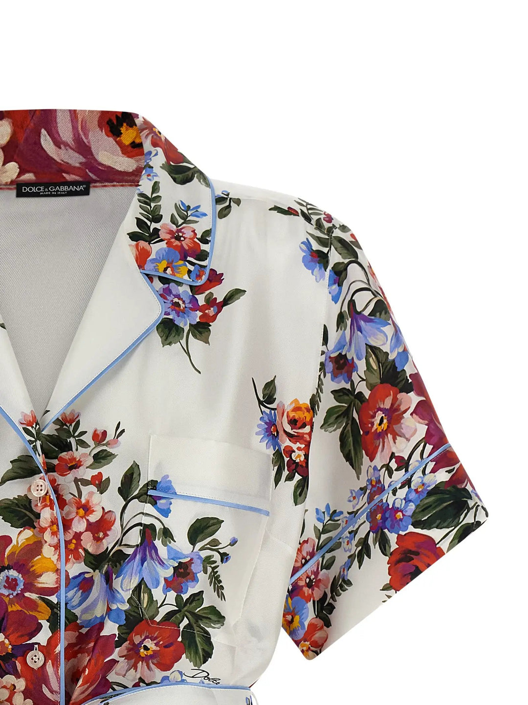 Dolce &amp; Gabbana White Silk Blouse