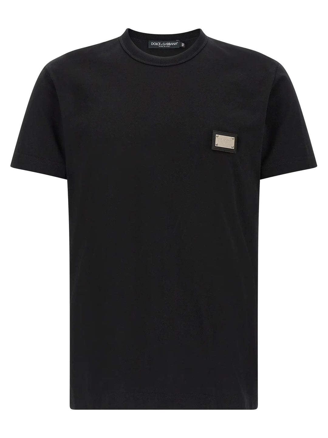 Dolce &amp; Gabbana Black Cotton T-Shirt