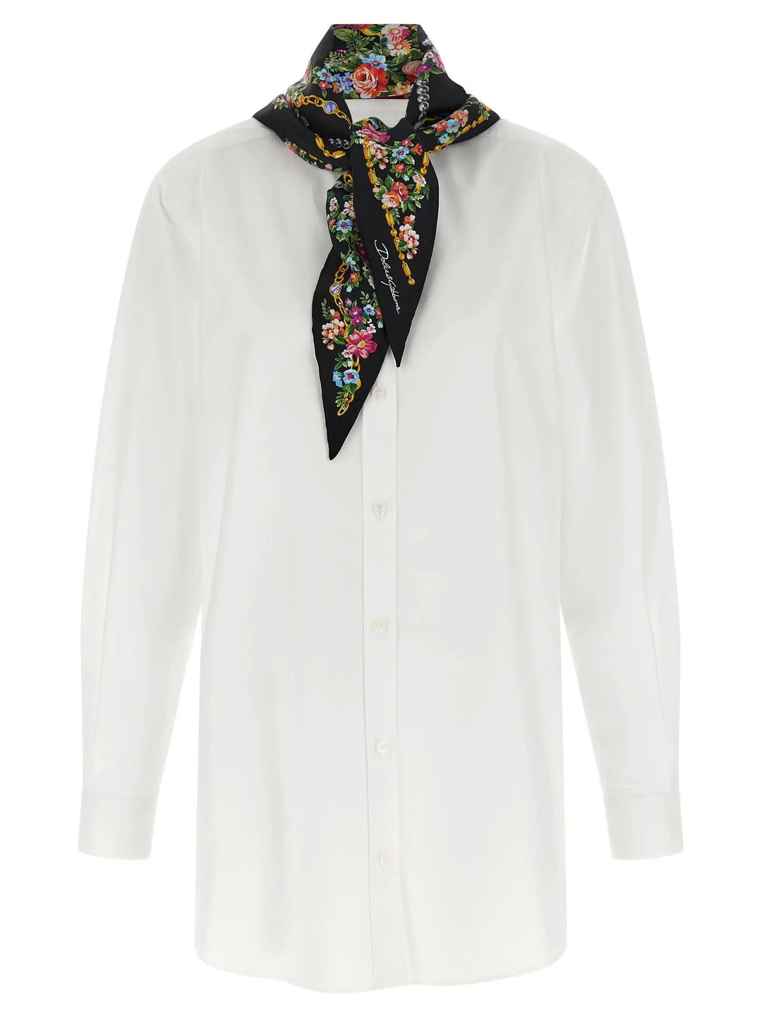 Dolce &amp; Gabbana White Cotton Blouse