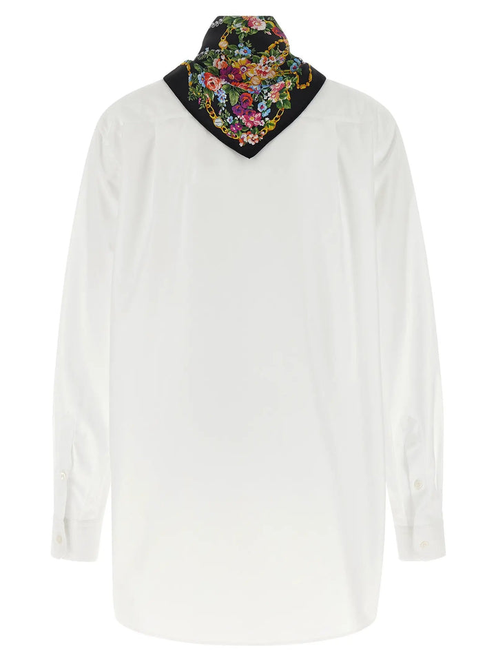 Dolce &amp; Gabbana White Cotton Blouse