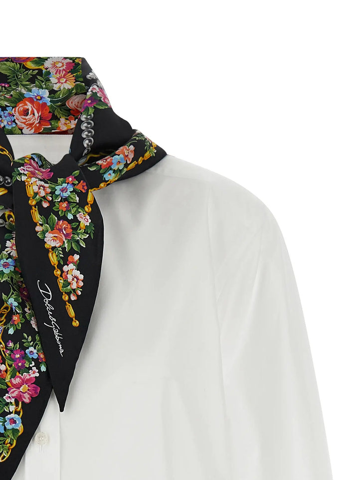 Dolce &amp; Gabbana White Cotton Blouse