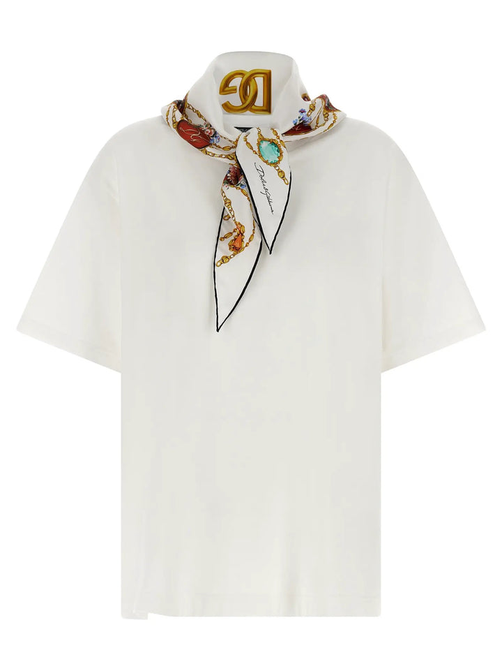 Dolce &amp; Gabbana White Cotton T-Shirt