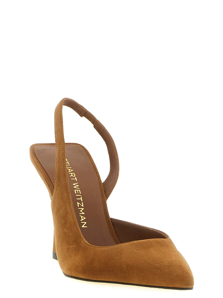 Stuart Weitzman Sample Sale | Stuart Weitzman Brown Goatskin High Heel Pumps - | Designer outlet