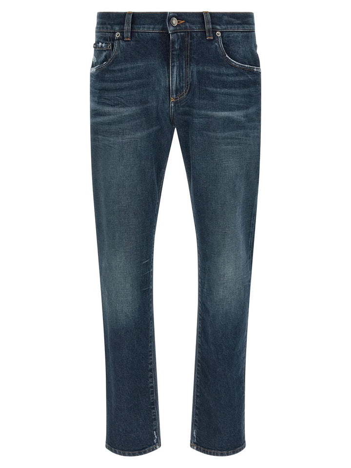 Dolce &amp; Gabbana Blue Cotton Jeans Denim